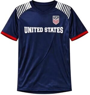 Icon Sports Men’s US Soccer Performance Shirt Jersey Navy Blue Size XL NWT